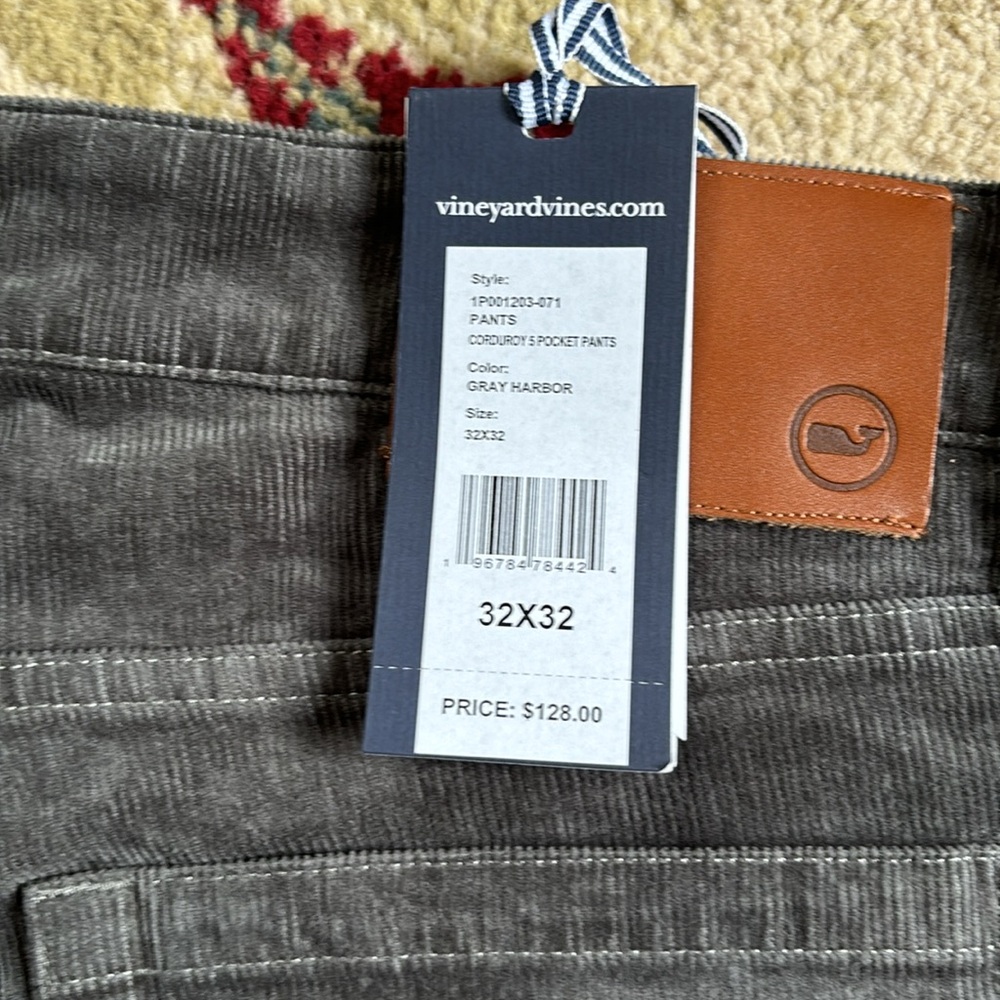 NWT Vineyard Vines corduroys - Picture 2 of 4
